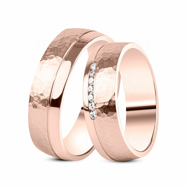14 carats / 585 or rose