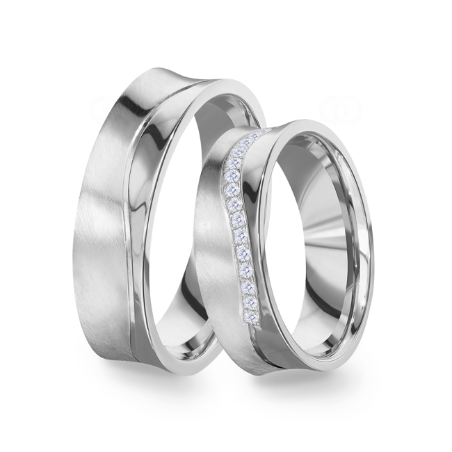 14 carats / 585 or gris