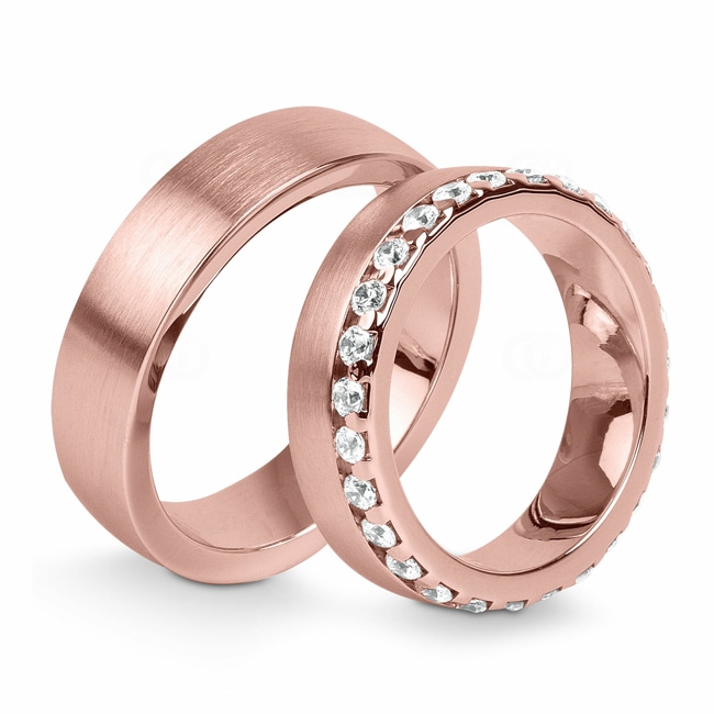 14 carats / 585 or rose