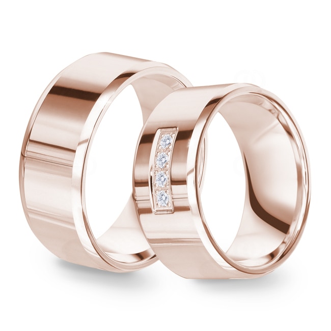 14 carats / 585 or rose