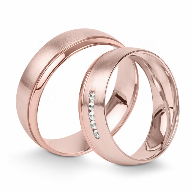 14 carats / 585 or rose