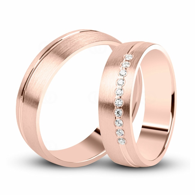 14 carats / 585 or rose
