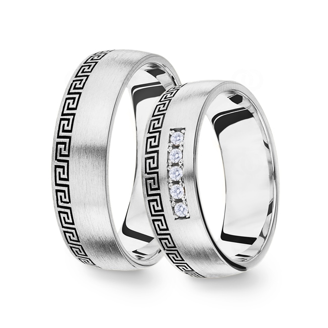 14 carats / 585 or gris