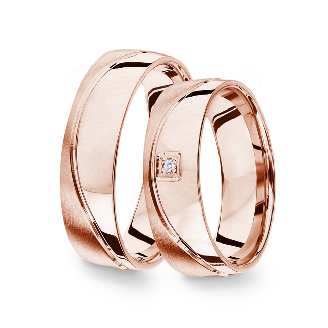 14 carats / 585 or rose