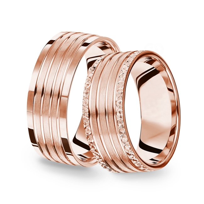 14 carats / 585 or rose
