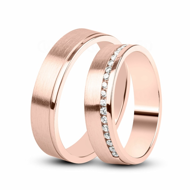 14 carats / 585 or rose