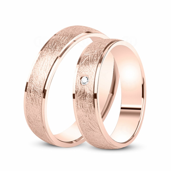 14 carats / 585 or rose