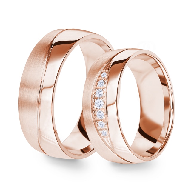 14 carats / 585 or rose