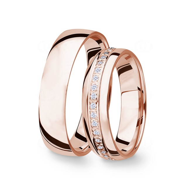 14 carats / 585 or rose