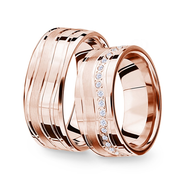14 carats / 585 or rose