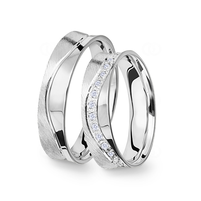 14 carats / 585 or gris