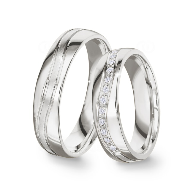 14 carats / 585 or gris
