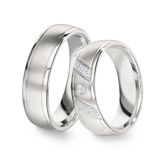 14 carats / 585 or gris