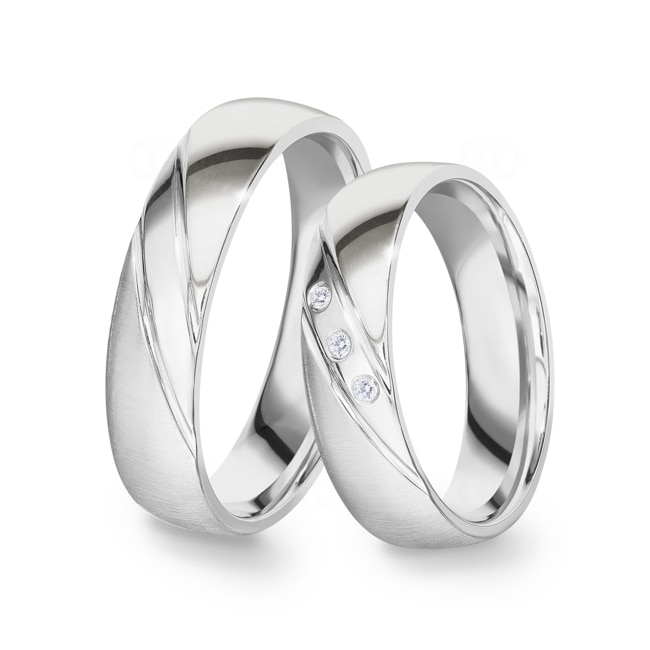 14 carats / 585 or gris