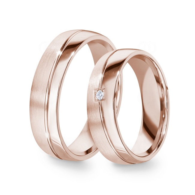 14 carats / 585 or rose