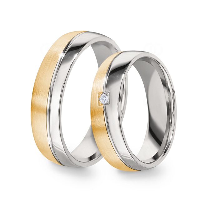 14 carats / 585 or jaune/gris
