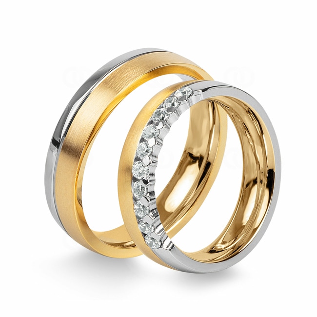 14 carats / 585 or jaune/gris