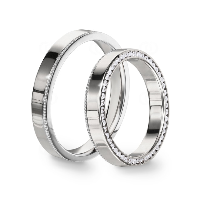 14 carats / 585 or gris