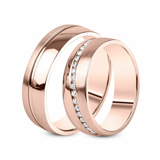 18 carats / 750 or rose