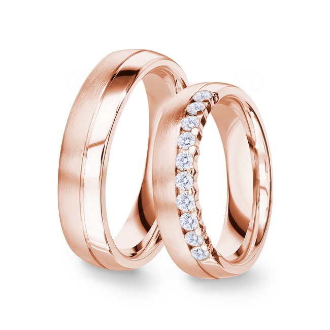 14 carats / 585 or rose