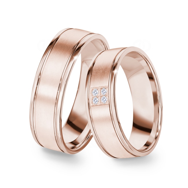 14 carats / 585 or rose