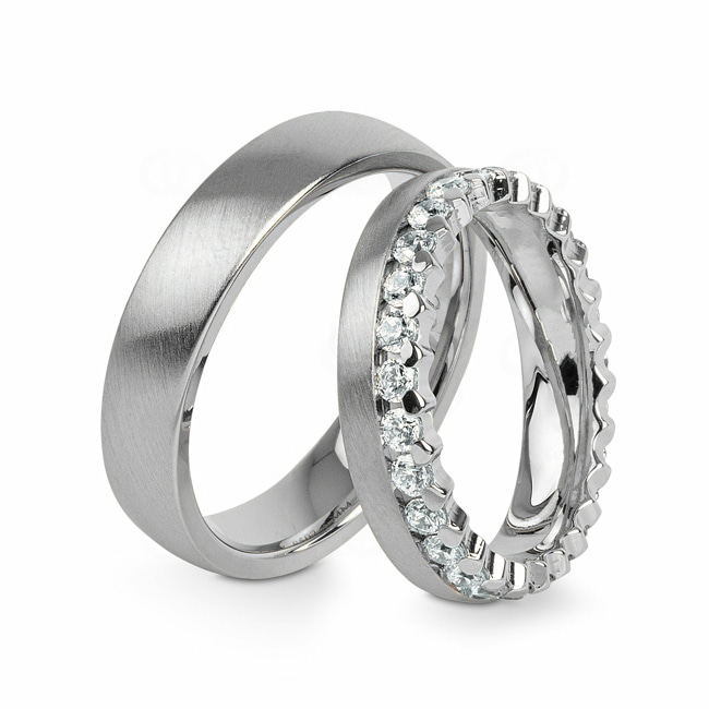 14 carats / 585 or gris