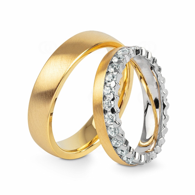 14 carats / 585 or jaune/gris