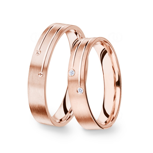 14 carats / 585 or rose