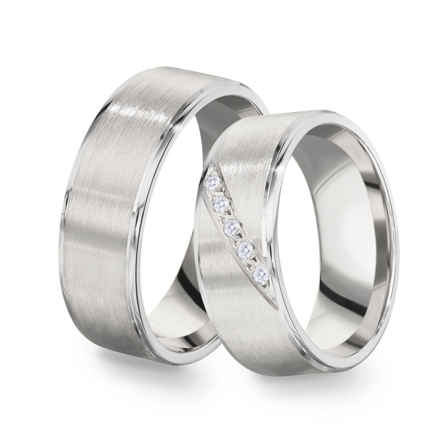 14 carats / 585 or gris
