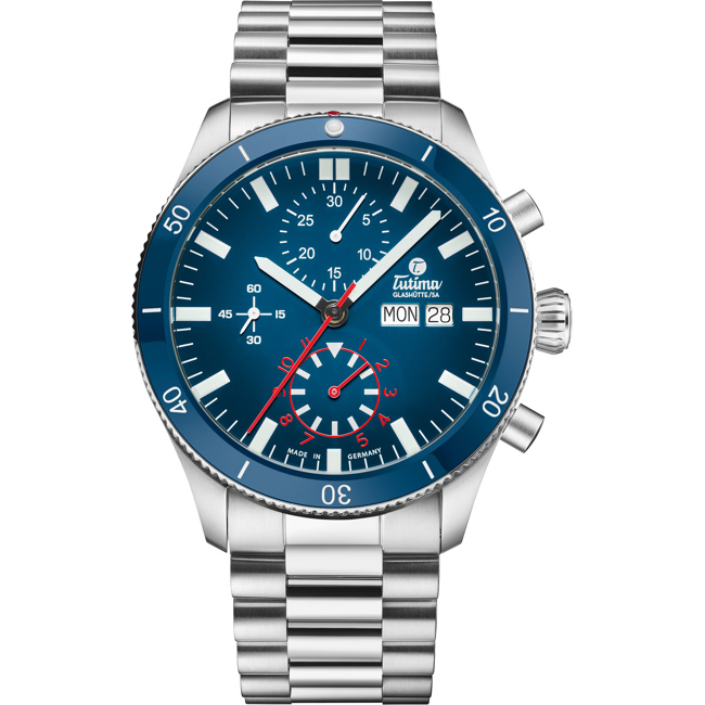 Tutima Glashütte Grand Flieger Airport Chronograph - 6407-02