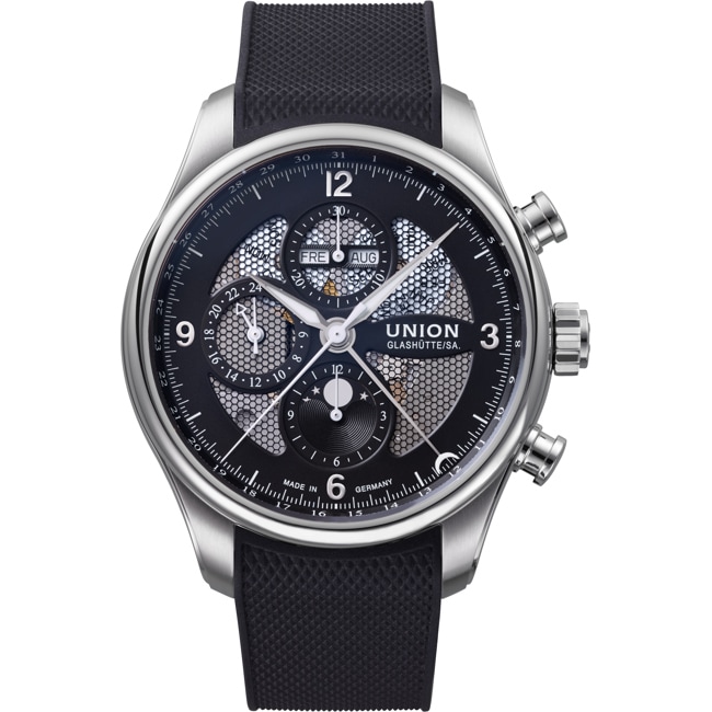 Union Glashütte Belisar Chronograph Moon Phase Black - D009.425.17.057.00