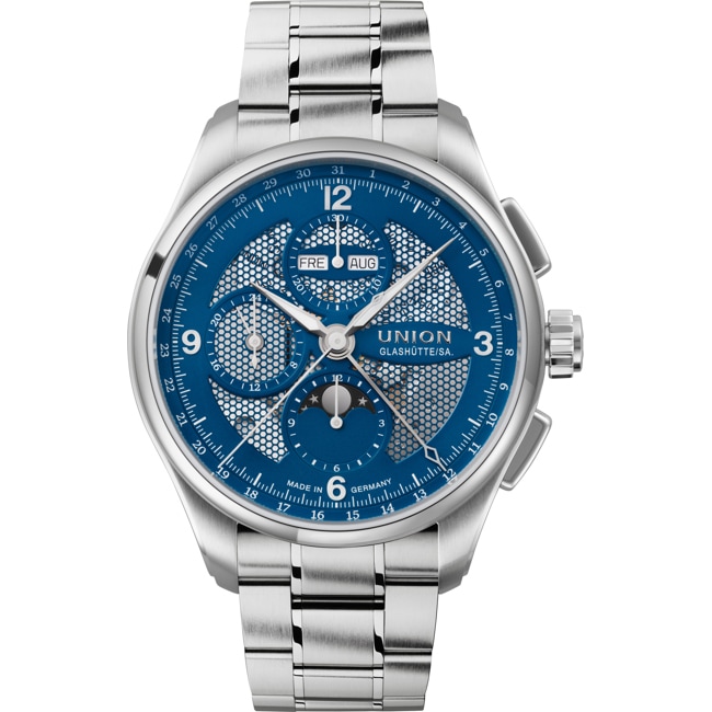Union Glashütte Belisar Chronograph Moon Phase Skeleton 42mm - D014.425.11.042.00