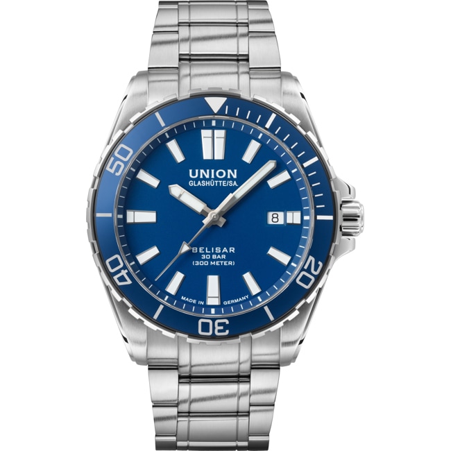 Union Glashütte Belisar Datum Sport Pro Automatik Blau - D014.907.11.041.00