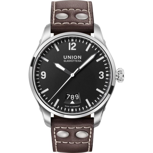 Union Glashütte Belisar Pilot Date Automatique Noir - D002.607.16.057.00