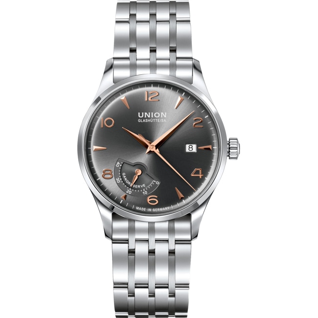 Union Glashütte Noramis Power Reserve Automatic Grey / Stainless steel - D005.424.11.087.01