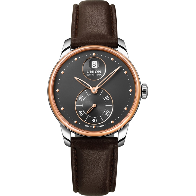 Union Glashütte Seris Small Second Automatic Stainless steel / Rose Gold - D905.228.46.081.01
