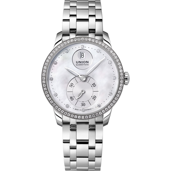 Union Glashütte Seris Kleine Sekunde Automatik mit Diamanten / Edelstahl - D013.228.61.116.00