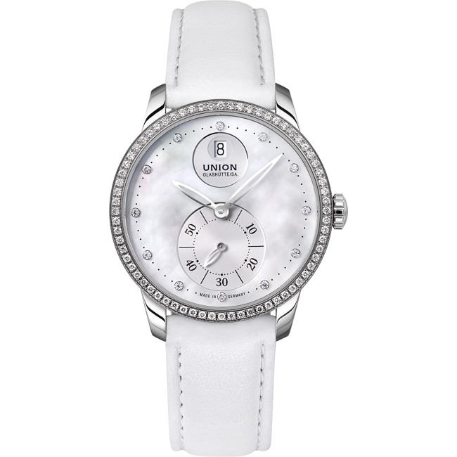 Union Glashütte Seris Small Second Automatic with Diamonds / Leather - D013.228.66.116.00