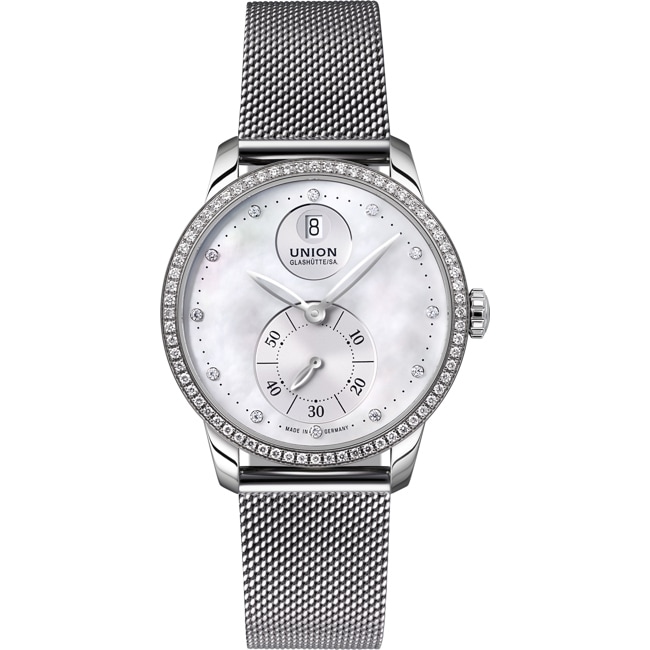 Union Glashütte Seris Small Second Automatic with Diamonds / Milanaie - D013.228.61.116.02