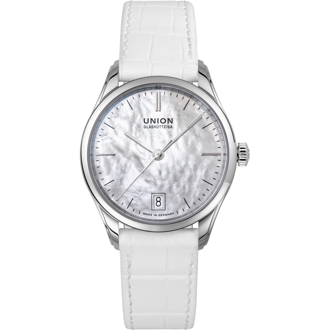 Union Glashütte Viro Datum 34mm Automatik Perlmutt - D011.207.16.111.00