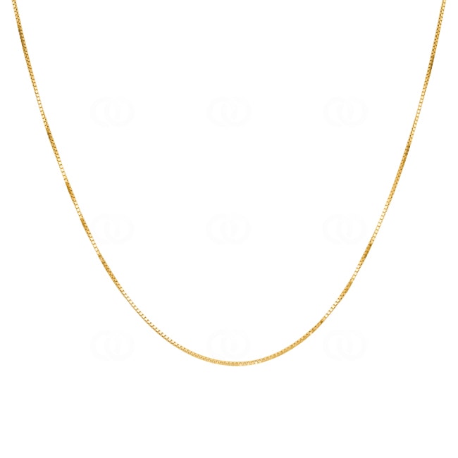 Venezianerkette diamantiert 750/18 K Gelbgold 0.8mm - 1141.02411