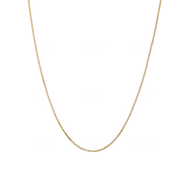 Collier vénitienne diamantée or jaune 750/18 ct 1.0mm Collier vénitienne diamantée or jaune 750/18 ct 1.0mm - CVE1004