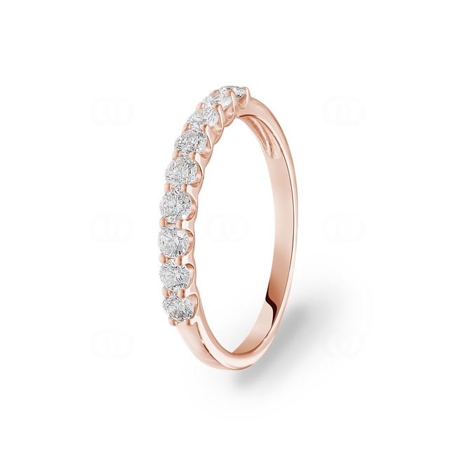 Mémoire-Ring 750/18 K Roségold mit Diamanten 0.50 ct H/si - SO-62849-RG