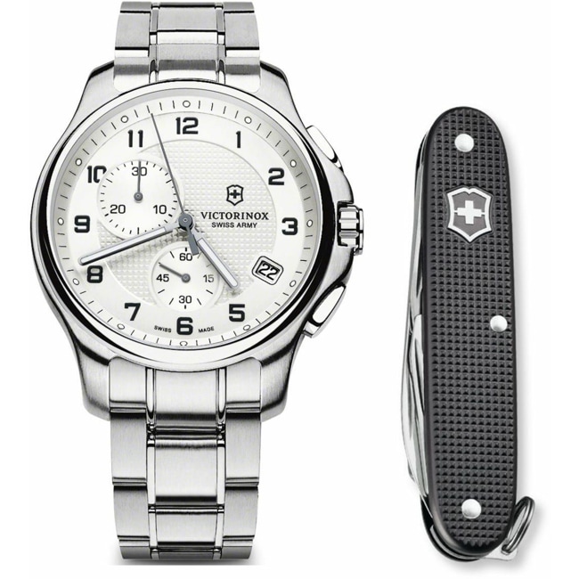 Victorinox Swiss Army Officer's Chronograph Set - 241554.1