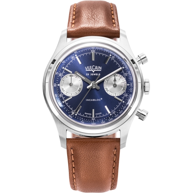 Vulcain Chronograph 70's Blue - 640109A30.BAC207