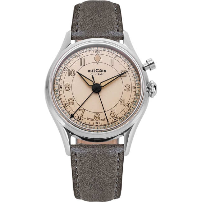 Vulcain Cricket Classique 39mm Eggshell Sapphire Caseback - 100268B77.BAC213