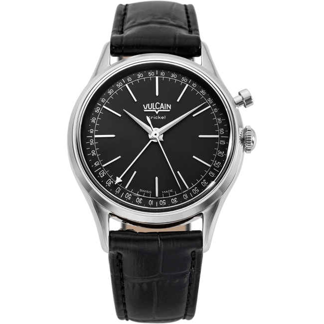 Vulcain Cricket President 39mm Black Sapphire Caseback - 100273A00.BAN248