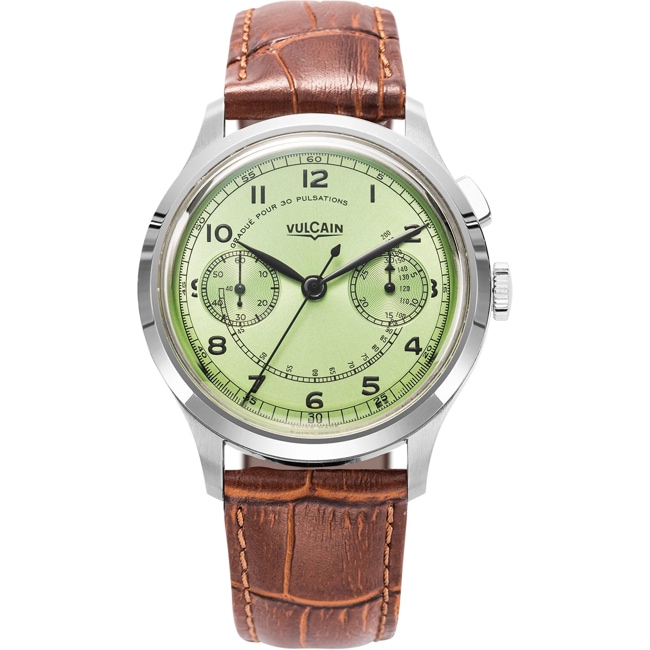 Vulcain Monopusher Heritage Green 39mm - 650167A98.BAN228