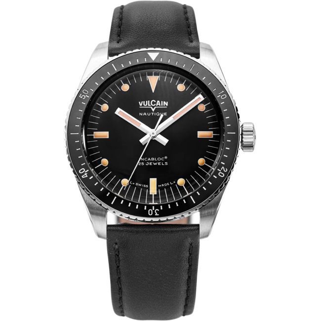 Vulcain Skindiver Nautique Black Vulcain Skindiver Nautique Black - 660170A07.BAC201