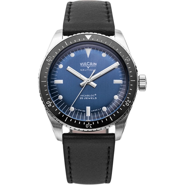 Vulcain Skindiver Nautique Blue with White Lum Vulcain Skindiver Nautique Blue with White Lum - 660170B37.BAC201